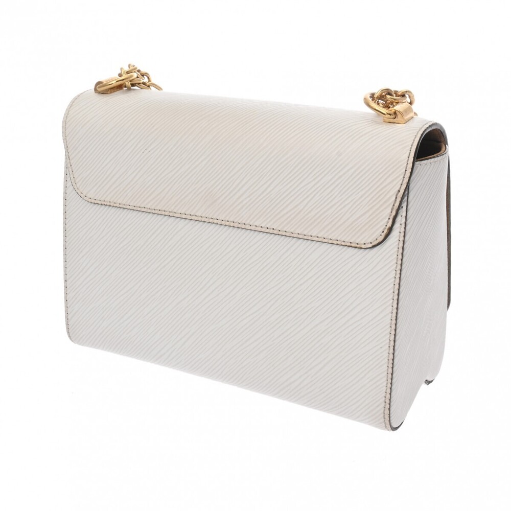 Louis Vuitton Bag Leather Shoulder Twist Epi Bron White